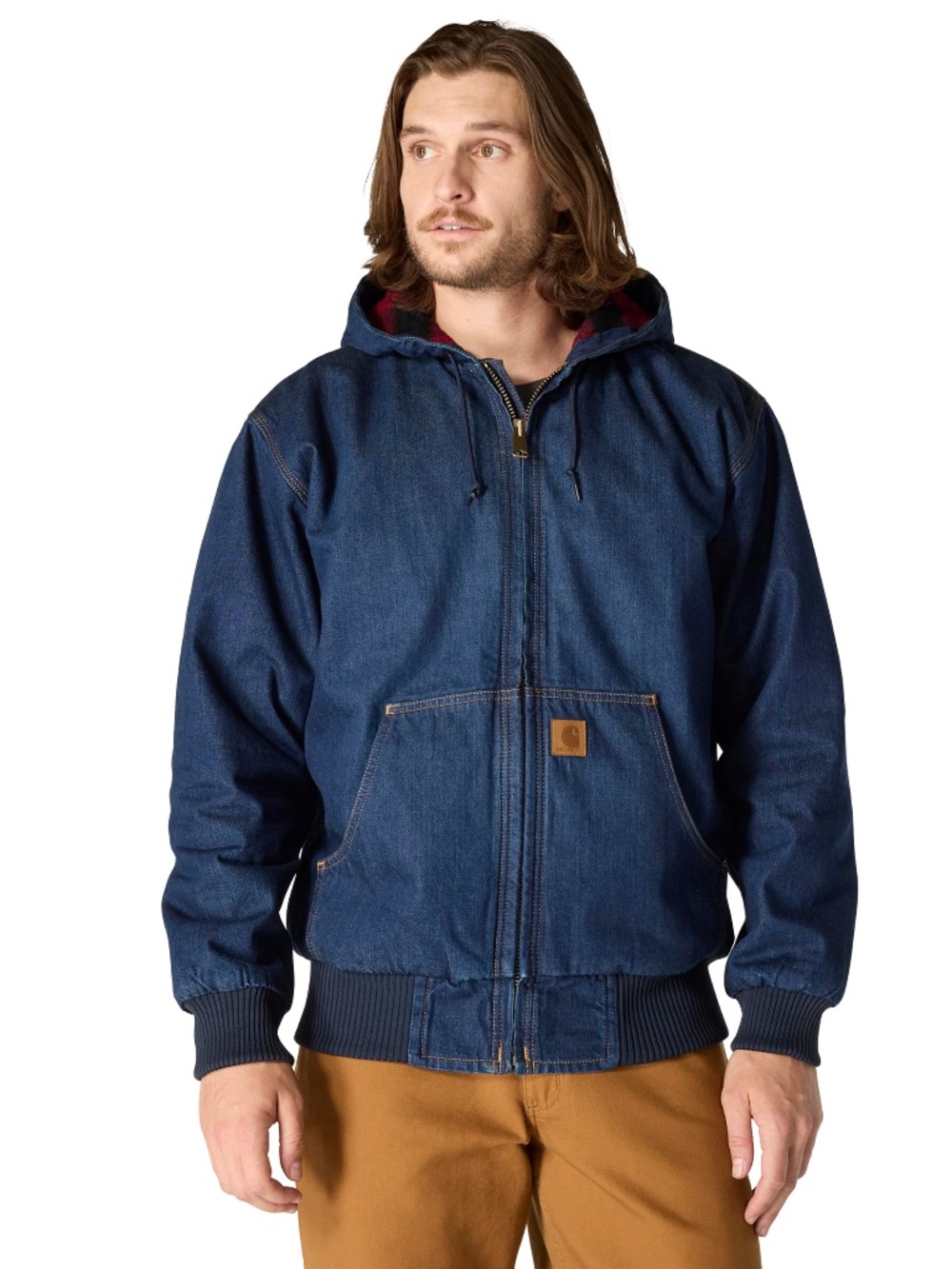 Carhartt Loose Fit Denim Active Jacket Colour Sawyer Size Medium